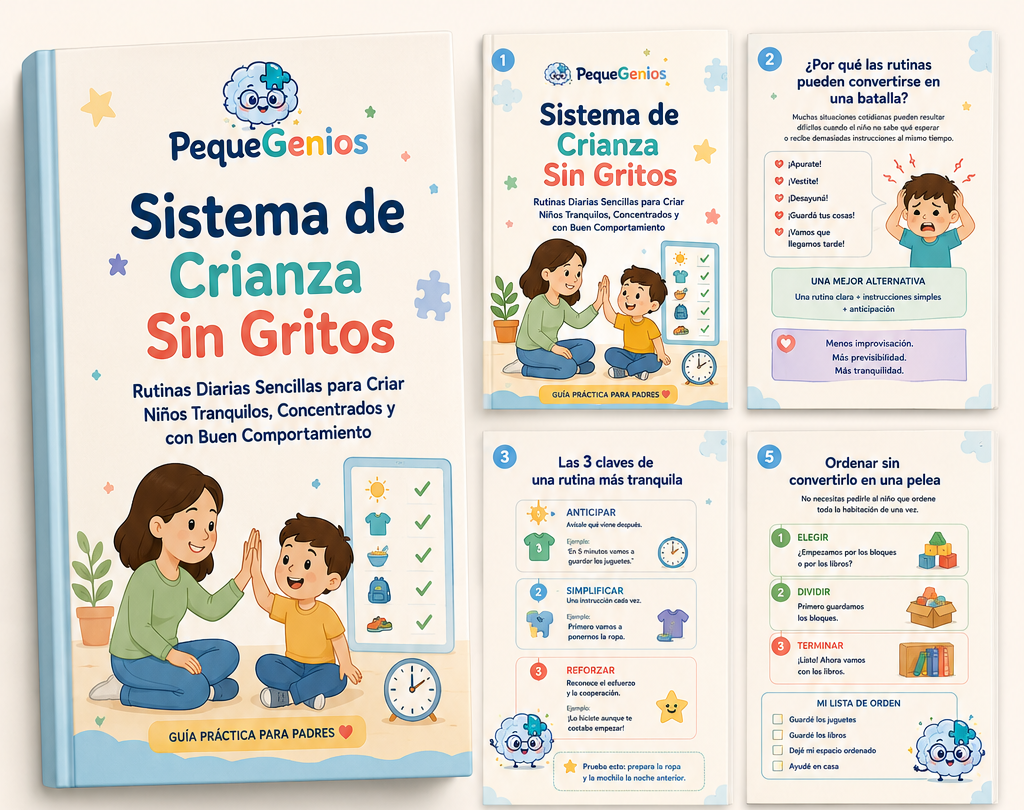 Sistema de Crianza Sin Gritos: Rutinas Diarias Sencillas para Criar Niños Tranquilos, Concentrados y con Buen Comportamiento