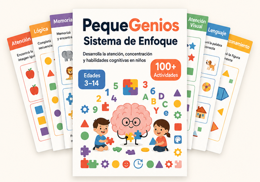 PequeGenios +100 actividades para estimular la atención, la concentración y el aprendizaje